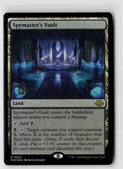 MTG Modern Horizons 3 Spymaster's Vault Prerelease Foil x1 NM Rare - Image 1