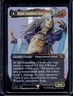 MTG Kuja, Genome Sorcerer FOIL Borderless Showcase Art 0399 FIN Final Fantasy - Image 1