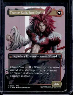MTG Kuja, Genome Sorcerer FOIL Borderless Showcase Art 0399 FIN Final Fantasy - Image 2