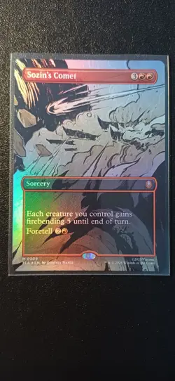 Sozin's Comet | Borderless | Foil | MTG | TLA | Near Mint | English EN - Image 1