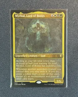 MTG - Myrkul, Lord of Bones - Etched Foil - CLB - 544 - Near Mint+ Condition - Image 1