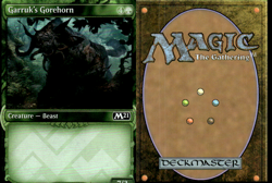 Magic the Gathering-MTG-Garruk's Gorehorn Foil - Image 1