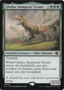 Ghalta, Stampede Tyrant M Promo Pack: The Lost Caverns of Ixalan 185 NM - Image 1