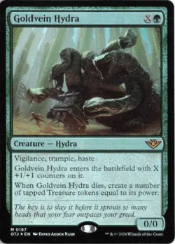 Goldvein Hydra M Outlaws of Thunder Junction 167 NM FOIL - Image 1