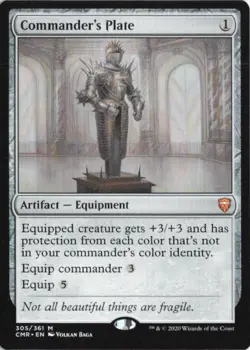 Commander's Plate M Commander Legends 305 NM - Image 1