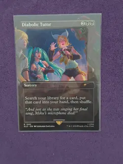 Secret Lair Hatsune Miku Diabolic Tutor Non Foil Borderless - Image 1