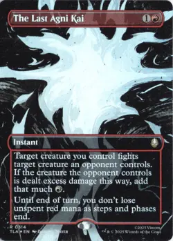 The Last Agni Kai (Borderless) R Avatar: The Last Airbender 314 NM FOIL - Image 1