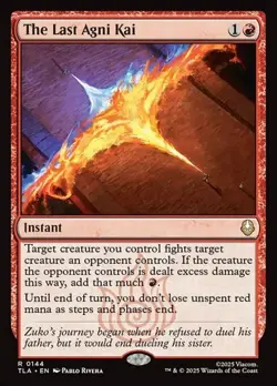 The Last Agni Kai - Foil TLA NM MTG - Image 1