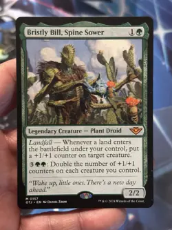 Magic the Gathering Bristly Bill Spine Sower Outlaws Thunder Junction - Image 1