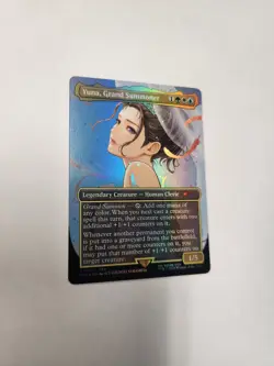 YUNA GRAND SUMMONER (BORDERLESS) WPN FINAL FANTASY FOIL PROMO 0001 - Image 1