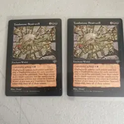 2x Tombstone Stairwell Moderate Play, English Mirage MTG Magic Mint-NM - Image 1