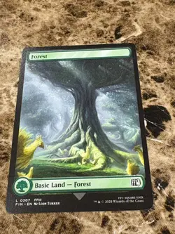 FOREST #307 Magic the Gathering MTG Final Fantasy Full Art - Image 1