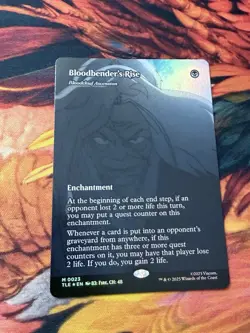 Bloodchief Ascension - Bloodbender's Rise - Foil - Borderless Avatar MTG - Image 1