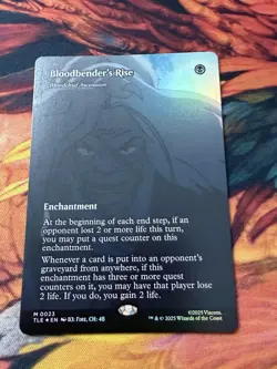 Bloodchief Ascension - Bloodbender's Rise - Foil - Borderless Avatar MTG - Image 2