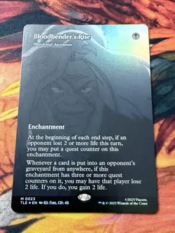 Bloodchief Ascension - Bloodbender's Rise - Foil - Borderless Avatar MTG - Image 5