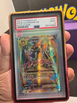 PSA 9 MINT Full Art/M Mega Charizard EX 2016 Pokemon XY Evolutions 101/108 - Image 4