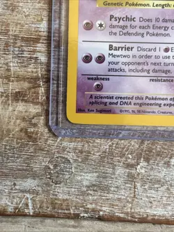 Pokemon TCG Mewtwo Holo Base Set 10/102, Never Played - Image 5