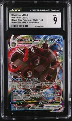 BLASTOISE VMAX Sword & Shield Promo #SWSH103 CGC 9 Pokemon [Nostalgium] - Image 1