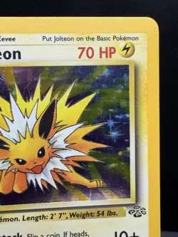 Pokemon TCG WOTC Jungle Jolteon 4/64 Holo Rare Unlimited Very LP! - Image 3