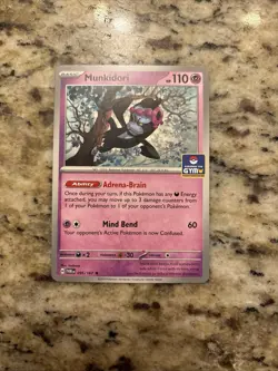 Pokemon Asia Exclusive Munkidori Gym Promo Stamped 095/167 - Image 1