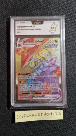 Carte Pokemon "Rayquaza VMAX FA 217/203" - Gradee PCA 9,5 - Image 1