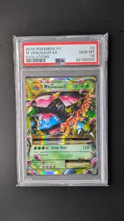 M Venusaur EX - 02/108 - Holo -XY Evolutions - 2016 - Pokemon - PSA 10 - Image 1