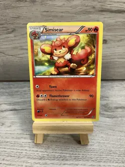 Pokemon Card Simisear 23/146 XY Base Set - Image 1