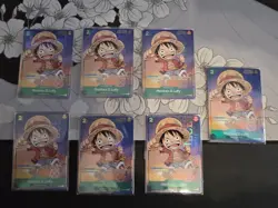 One Piece Monkey D. Luffy P-037 Promo Card TCG Foil - Image 1