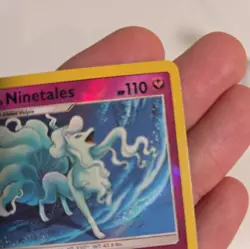 Alolan Ninetales 145/236 Cosmic Eclipse Reverse Holo Rare Pokemon Card - Image 4