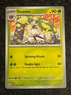 Steenee - 009/182 - Uncommon - Near Mint Pokemon Card - Image 1