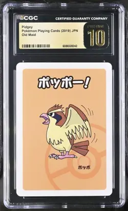 ??? CGC 10 Pristine Pidgey Old Maid 2019 Japanese Card - Image 1