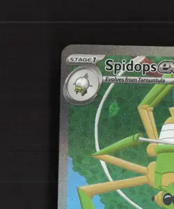 Spidops ex 243/198 Scarlet & Violet Full Art SIR Holo Pokemon Card NM - Image 3