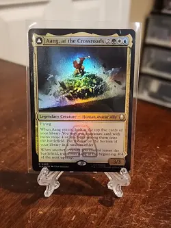 Aang, at the Crossroads - Foil Rare MtG Card TLA 203 - Image 1