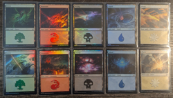MTG: Edge of Eternities 10-Card Basic Holo Land Bundle - Image 1