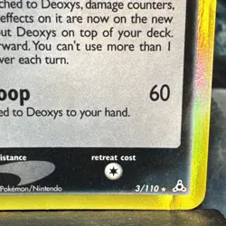 Deoxys Holo 3/101 ex Holon Phantoms 2006 Heavily Played ￼Pokemon Card - Image 4