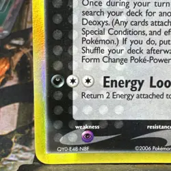 Deoxys Holo 3/101 ex Holon Phantoms 2006 Heavily Played ￼Pokemon Card - Image 5