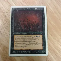 Magic The Gathering Demonic Hordes-Unlimited Edition-Summon Demons-Single Card - Image 3