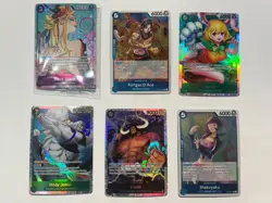 ONE PIECE TCG - 12 FOIL RARE CARD LOT (MIXED SETS) - Image 1