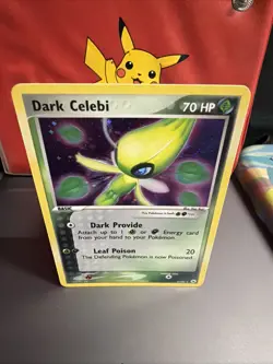 Pokemon Dark Celebi Holo Rare TCG Card 4/101 EX Hidden Legends 2004 Lp+ - Image 1