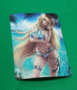 Trainer Cynthia Anime ACG Waifu custom Beauty Card - Image 1