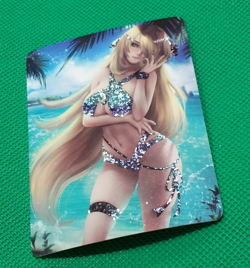 Trainer Cynthia Anime ACG Waifu custom Beauty Card - Image 2