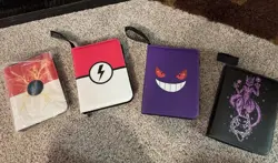 Pokemon Trading Card Binder 400 Pocket, 50 Sleeve -Lot 4 Binders Included - Image 1