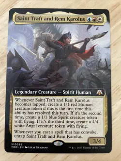 MTG Saint Traft and Rem Karolus March of the Machine Commander 0095 Regular NM/M - Image 1