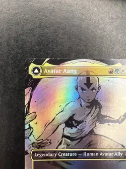 Avatar Aang 0308 (Borderless Foil) Mythic MTG Avatar The Last Airbender Clean NM - Image 2