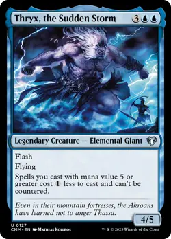 Thryx, the Sudden Storm [Commander Masters] Foil Near Mint - Image 1