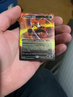 Avatar Aang Raised Foil MTG TLA 363 Magic The Gathering The Last Airbender 0363 - Image 1