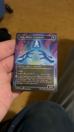 Avatar Aang Raised Foil MTG TLA 363 Magic The Gathering The Last Airbender 0363 - Image 2