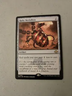 MTG Ruby Medallion 295 Modern Horizons 3 Magic - Image 1