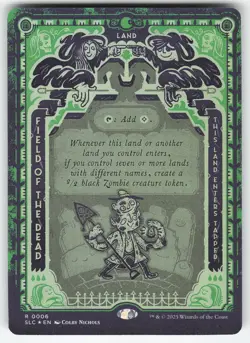 Field of the Dead FOIL 6 R MTG Secret Lair Countdown Kit NM - Image 1