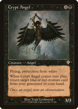 mtg magic Crypt Angel invasion ENGLISH Ange de la crypte - Image 1